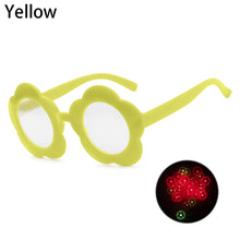Load image into Gallery viewer, Special Effects Glasses Watch The Lights Change To Heart/Sunflower Shape At Night Glasses Party Club Sunglasses Festival Gift