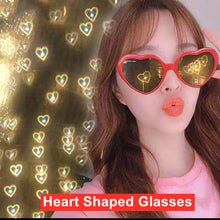 Load image into Gallery viewer, Special Effects Glasses Watch The Lights Change To Heart/Sunflower Shape At Night Glasses Party Club Sunglasses Festival Gift