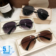 Load image into Gallery viewer, Special Offer Cool Brown Half-frame Sunglasses For Men Driving Women Couple Retro Personality Vintage
