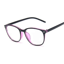 Carica l&#39;immagine nel visualizzatore di Gallery, Spectacle Frame Cat Eye Glasses Frame Clear Lens Women Brand Eyewear Optical Frames Myopia Nerd Black Eyeglasses Frame