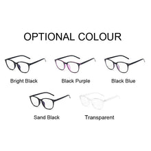 Carica l&#39;immagine nel visualizzatore di Gallery, Spectacle Frame Cat Eye Glasses Frame Clear Lens Women Brand Eyewear Optical Frames Myopia Nerd Black Eyeglasses Frame