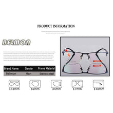 Load image into Gallery viewer, Spectacle Frame Eyeglasses Men Computer Optical Myopia Prescription Glasses Frame For Male Transparent Armacao  de RS110