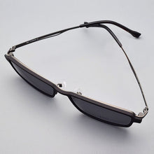 Load image into Gallery viewer, Spectacle Frame Pure Titanium Matte Black Glasses Frame Large For Men with Magnet Clips Mirror Sunglasses Night-Vision Mirror