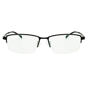 Spectacle Frame Pure Titanium Matte Black Glasses Frame Large For Men with Magnet Clips Mirror Sunglasses Night-Vision Mirror