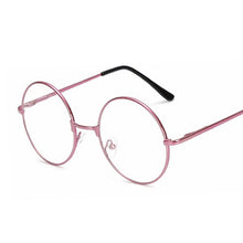 Carica l&#39;immagine nel visualizzatore di Gallery, Spectacle Frame Round Glasses Frame Clear Lens Women Brand Eyewear Optical Frames Myopia Nerd Black Eyeglasses Frame