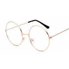 Carica l&#39;immagine nel visualizzatore di Gallery, Spectacle Frame Round Glasses Frame Clear Lens Women Brand Eyewear Optical Frames Myopia Nerd Black Eyeglasses Frame