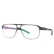 Carica l&#39;immagine nel visualizzatore di Gallery, Spectacles Unique Glasses Frame Men Square Prescription Eyeglasses Myopia Optical Frames Spectacles Women No screws Eyewear