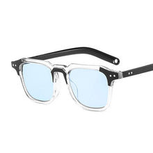 Load image into Gallery viewer, Splicing Meter Nail Square Sunglasses Women Brand Designer Male Hip Hop Sun Glasses Cool Retro Mirror Shades Oculos