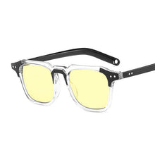 Load image into Gallery viewer, Splicing Meter Nail Square Sunglasses Women Brand Designer Male Hip Hop Sun Glasses Cool Retro Mirror Shades Oculos