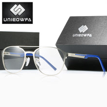 Load image into Gallery viewer, Sport Round Optical Glasses Frame for Men Retro Myopia Eyeglasses Frame Male Korea Stainless Steel Prescription Spectacles Frame