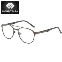 Load image into Gallery viewer, Sport Round Optical Glasses Frame for Men Retro Myopia Eyeglasses Frame Male Korea Stainless Steel Prescription Spectacles Frame