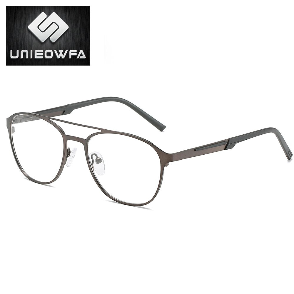 Sport Round Optical Glasses Frame for Men Retro Myopia Eyeglasses Frame Male Korea Stainless Steel Prescription Spectacles Frame