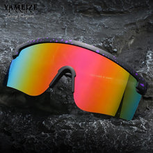 Load image into Gallery viewer, Sports Men Sunglasses Road Square Oversize Glasses Mountain Riding Protect Goggles Eyewear Male Sun Glasses Gafas De Sol Hombre