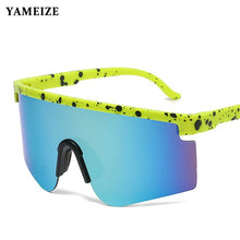 Load image into Gallery viewer, Sports Men Sunglasses Road Square Oversize Glasses Mountain Riding Protect Goggles Eyewear Male Sun Glasses Gafas De Sol Hombre