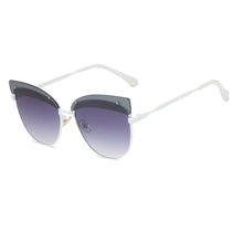 Carica l&#39;immagine nel visualizzatore di Gallery, Spot Eyebrow Double-lens Ladies Sunglasses European and American Versatile Sunglasses