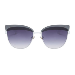 Spot Eyebrow Double-lens Ladies Sunglasses European and American Versatile Sunglasses