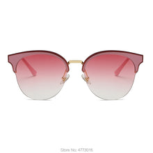 Carica l&#39;immagine nel visualizzatore di Gallery, Spot  Supply High-End Eyebrow Metal European and American Trend Sunglasses Ladies sunglasses
