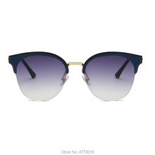 Carica l&#39;immagine nel visualizzatore di Gallery, Spot  Supply High-End Eyebrow Metal European and American Trend Sunglasses Ladies sunglasses