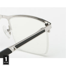 Load image into Gallery viewer, Spring Hinge Anti Glare Anti Blue Light Computer Eyeglasses Reading Glasses for Men Business Eyewear