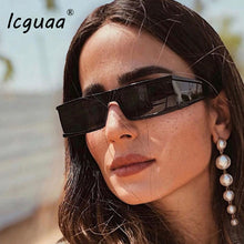 Load image into Gallery viewer, Square 2023 Small Square Sunglasses Women Mirror Men Shades Glasses  Brand Trend Unique Sunglasses women