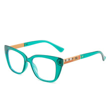 Carica l'immagine nel visualizzatore di Gallery, Occhiali quadrati ambrati che bloccano la luce blu Occhiali firmati estivi UV400 Occhiali da donna di tendenza unisex con luce blu
