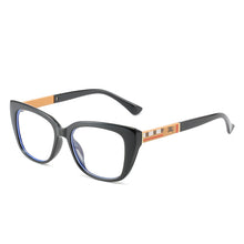 Carica l'immagine nel visualizzatore di Gallery, Occhiali quadrati ambrati che bloccano la luce blu Occhiali firmati estivi UV400 Occhiali da donna di tendenza unisex con luce blu