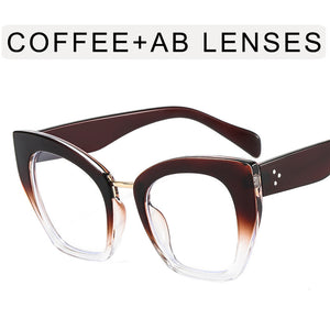 Square Anti Blue Light Blocking Glasses Optical Glasses Women Men Computer Glasses Reading Prescription Spectacle Frames Unisex