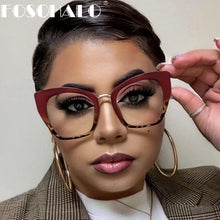 Load image into Gallery viewer, Square Anti Blue Light Blocking Glasses Optical Glasses Women Men Computer Glasses Reading Prescription Spectacle Frames Unisex