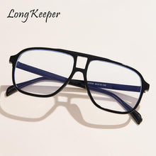 Load image into Gallery viewer, Square Anti Blue Light Glasses Pilot Eyewear Frame Men Women Optical Frames Gaming Computer Glasses Transparent Eyewear