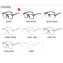Load image into Gallery viewer, Square Anti Blue Light Glasses Women Computer Gaming Men Blocking Blue-ray Lunettes De Sol Clear Eye glasses Spectacles Frames