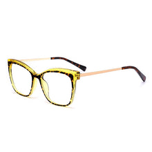Carica l&#39;immagine nel visualizzatore di Gallery, Square Anti-blue Women Glasses Frames Optical Clear Transparent Lens Myopia TR90 Frame Prescription Eyewear Computer Glasses