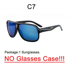 Load image into Gallery viewer, Square Brown Aviation Men Women Sunglasses Vintage Retro Beach Sports Oversize Colorful Outdoor Sun Glasses gafas de sol hombre