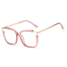 Carica l&#39;immagine nel visualizzatore di Gallery, Montature per occhiali ultraleggeri quadrati Cat Eye anti-luce blu Uomo Donna Occhiali ottici per computer Occhiali da vista retrò