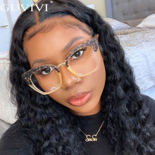 Load image into Gallery viewer, Square Cat Eye Optical Glasses Frames Anti Blue Light Blocking Glasses Women Oversized Computer Eyeglasses Unisex Eyewear