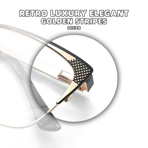 Square Cat Eye Women Prescription Eyeglasses Men Rectangle Metal Fake Glasses Without Diopters Retro Decorative Eyewear Frames
