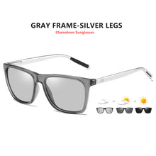 Load image into Gallery viewer, Square Chameleon Design Sunglasses Men Polarized Photochromic Glasses Women Day&amp;Night Safety Driving Eyewear Anti-Glare UV400