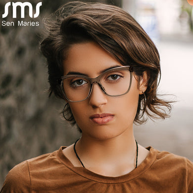 Square Clear Glasses Optical Eyeglasses Frame Vintage Glasses Women Men Unisex Anti Blue Light Myopia Prescription Eyeglasses