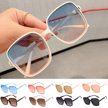 Load image into Gallery viewer, Square Clear Lens Mirror Eyeglasses Sexy Sunglasses Korean Style Big Frame Sun Glasses Vintage Designer Gradient Oculos De Sol