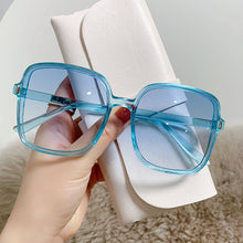 Load image into Gallery viewer, Square Clear Lens Mirror Eyeglasses Sexy Sunglasses Korean Style Big Frame Sun Glasses Vintage Designer Gradient Oculos De Sol