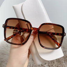 Load image into Gallery viewer, Square Clear Lens Mirror Eyeglasses Sexy Sunglasses Korean Style Big Frame Sun Glasses Vintage Designer Gradient Oculos De Sol