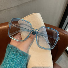 Load image into Gallery viewer, Square Clear Lens Mirror Eyeglasses Sexy Sunglasses Korean Style Big Frame Sun Glasses Vintage Designer Gradient Oculos De Sol