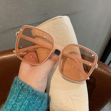 Load image into Gallery viewer, Square Clear Lens Mirror Eyeglasses Sexy Sunglasses Korean Style Big Frame Sun Glasses Vintage Designer Gradient Oculos De Sol