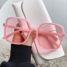 Load image into Gallery viewer, Square Clear Lens Mirror Eyeglasses Sexy Sunglasses Korean Style Big Frame Sun Glasses Vintage Designer Gradient Oculos De Sol
