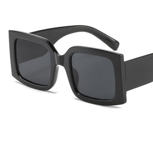Square Clear Shades Sunglasses Woman 2023 Big Frame Rectangle Sun Glasses For Women 2023 Designer UV400 Eyewear