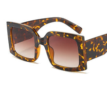 Load image into Gallery viewer, Square Clear Shades Sunglasses Woman 2023 Big Frame Rectangle Sun Glasses For Women 2023 Designer UV400 Eyewear