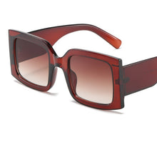 Load image into Gallery viewer, Square Clear Shades Sunglasses Woman 2023 Big Frame Rectangle Sun Glasses For Women 2023 Designer UV400 Eyewear