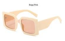 Load image into Gallery viewer, Square Clear Shades Sunglasses Woman 2023 Big Frame Rectangle Sun Glasses For Women 2023 Designer UV400 Eyewear
