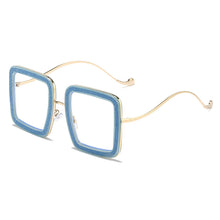 Carica l&#39;immagine nel visualizzatore di Gallery, Piazza Diamante Occhiali Cornice Per Le Donne 2023 Rettangolo Oversize Anti-Blu Occhiali Telaio Dell&#39;ottica Lentes Opticos Para Mujer 