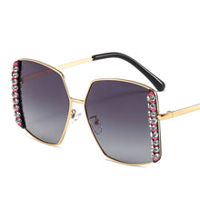 Load image into Gallery viewer, Square Diamond Party Sun Glasses For Women Blingbling Summer Traveling Shdes Lunette Soleil Homme Women Sunglasses 2023
