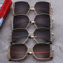 Load image into Gallery viewer, Square Diamond Party Sun Glasses For Women Blingbling Summer Traveling Shdes Lunette Soleil Homme Women Sunglasses 2023